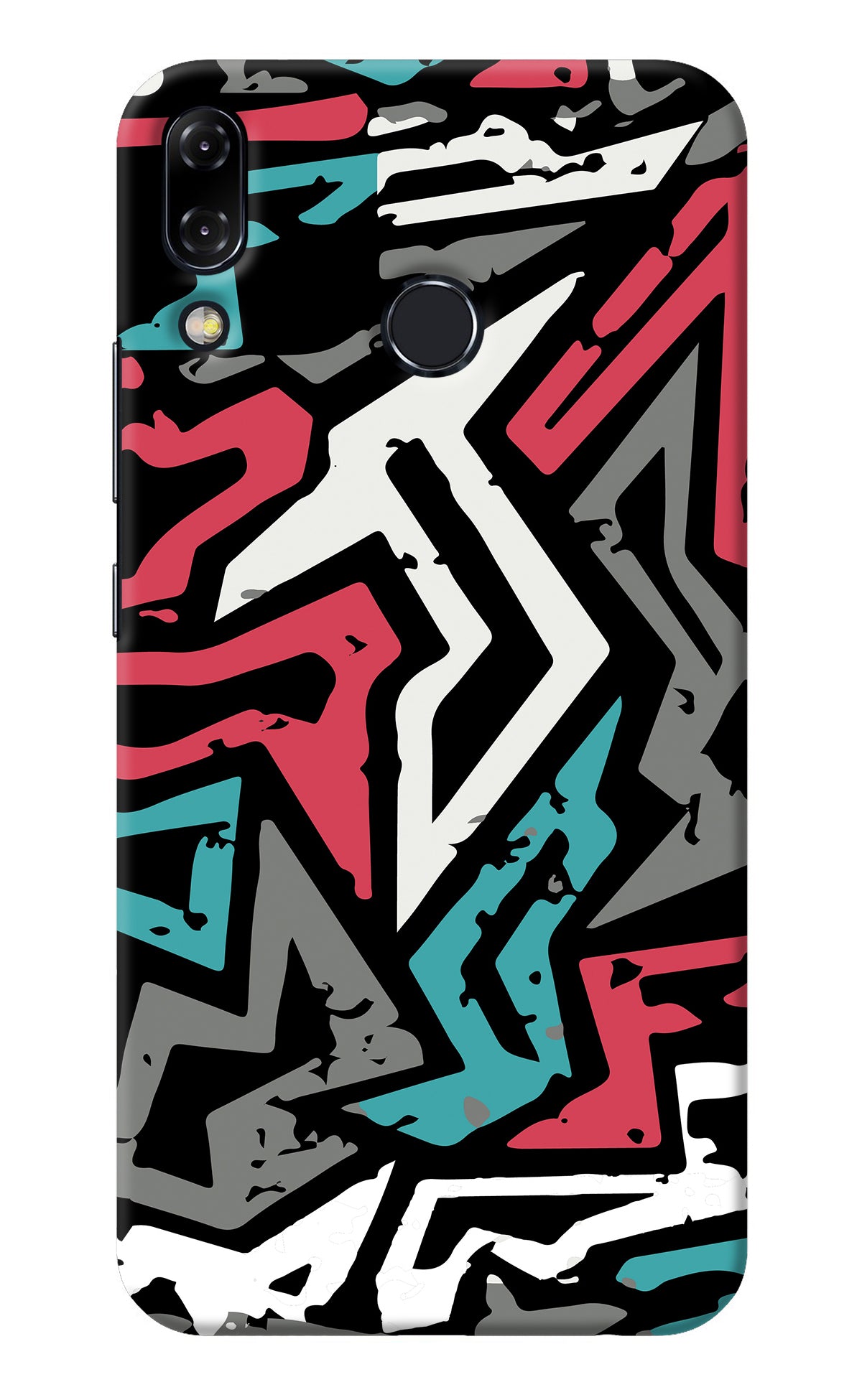 Geometric Graffiti Asus Zenfone 5Z Back Cover