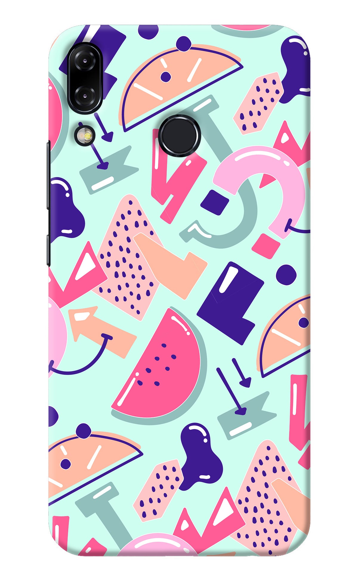 Doodle Pattern Asus Zenfone 5Z Back Cover