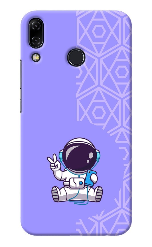 Cute Astronaut Chilling Asus Zenfone 5Z Back Cover