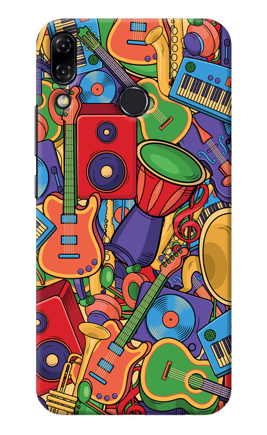 Music Instrument Doodle Asus Zenfone 5Z Back Cover