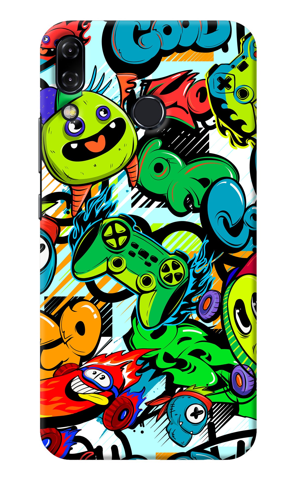 Game Doodle Asus Zenfone 5Z Back Cover