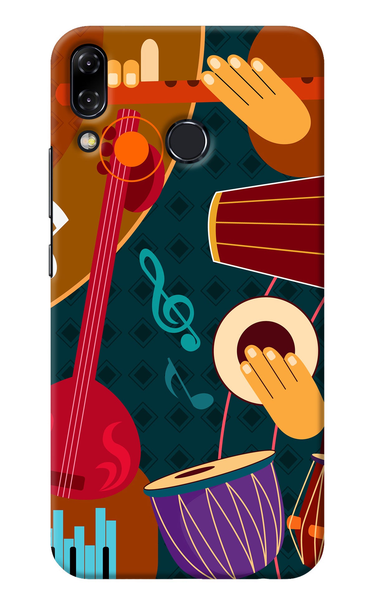 Music Instrument Asus Zenfone 5Z Back Cover
