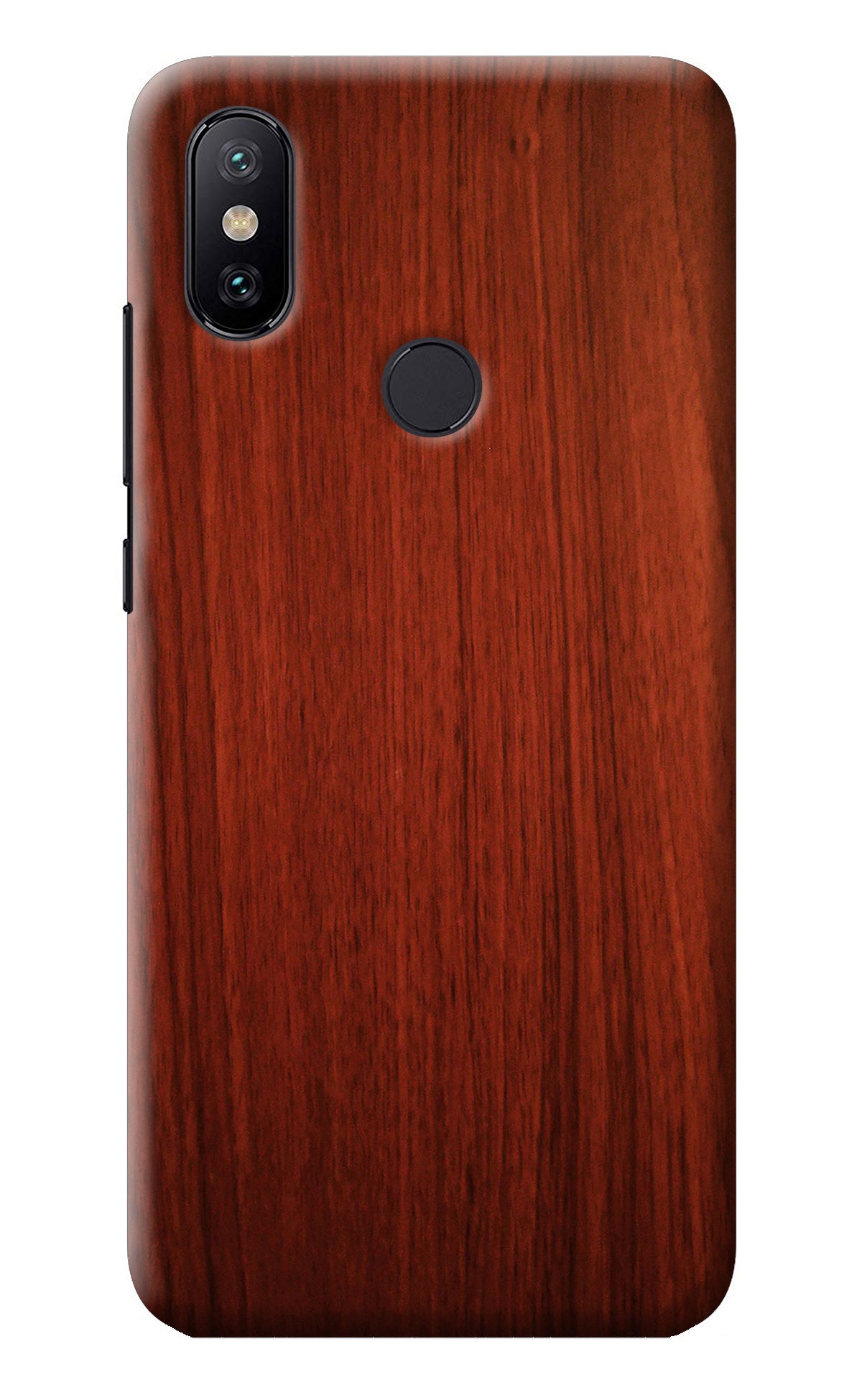 Wooden Plain Pattern Mi A2 Back Cover