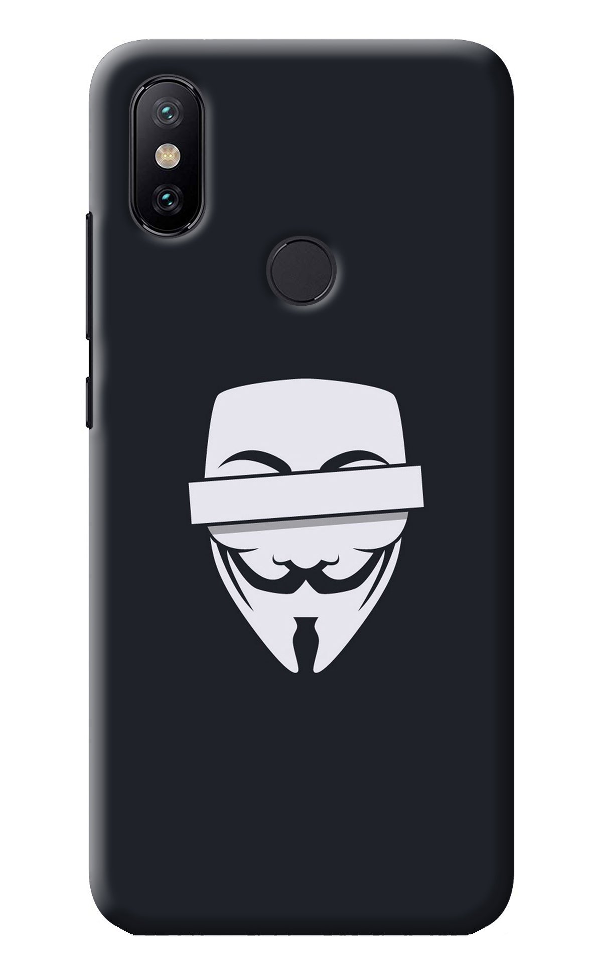 Anonymous Face Mi A2 Back Cover