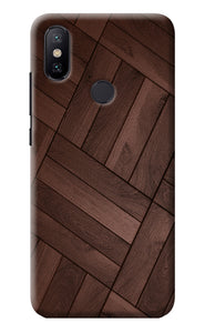 Wooden Texture Design Mi A2 Back Cover