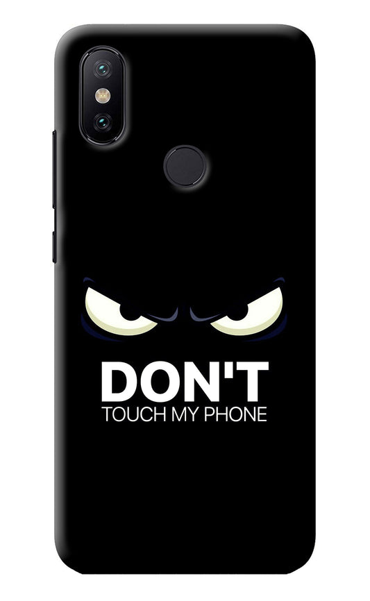 Don'T Touch My Phone Mi A2 Back Cover