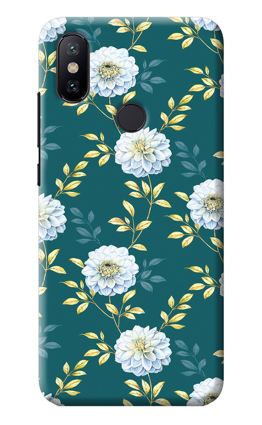 Flowers Mi A2 Back Cover
