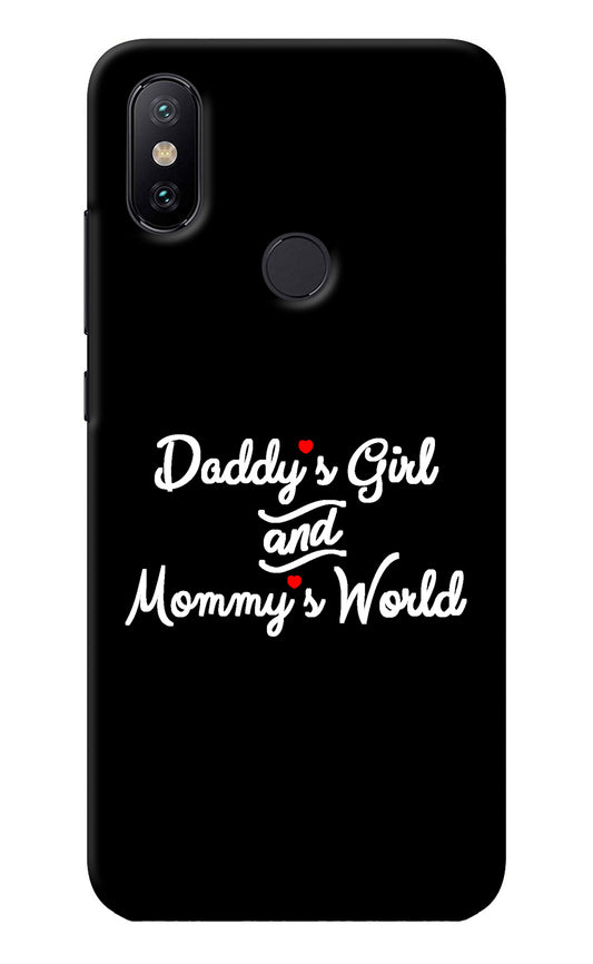 Daddy's Girl and Mommy's World Mi A2 Back Cover