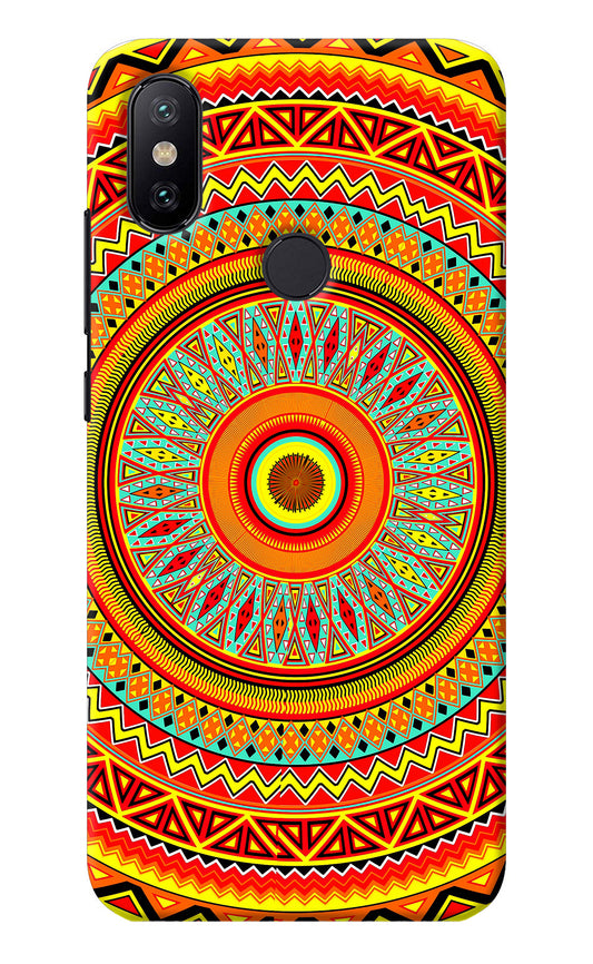 Mandala Pattern Mi A2 Back Cover