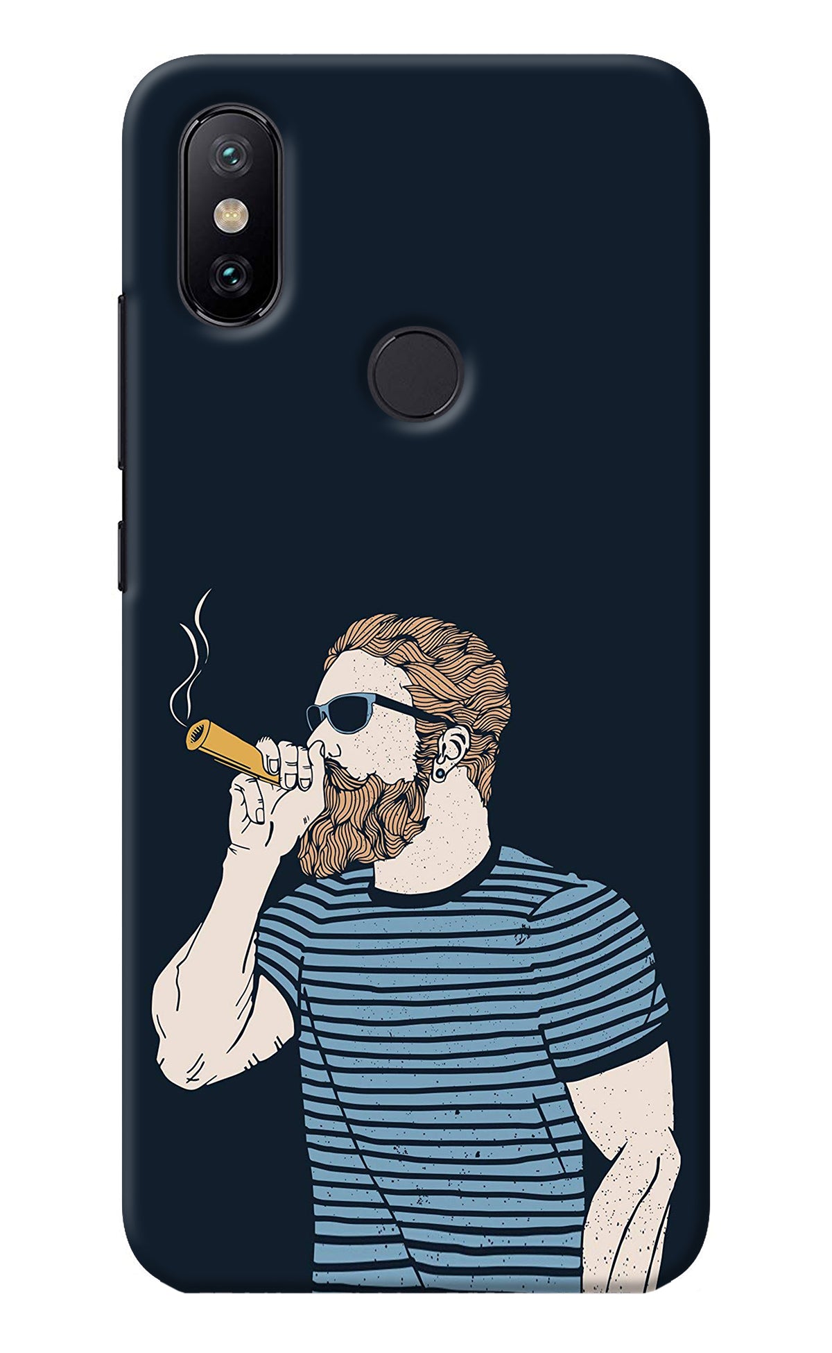 Smoking Mi A2 Back Cover