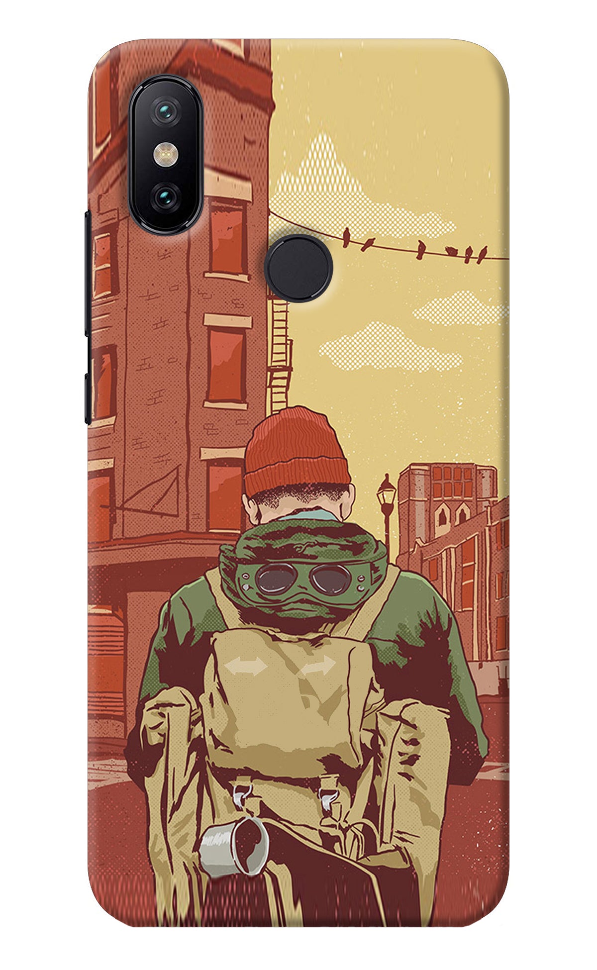 Adventurous Mi A2 Back Cover