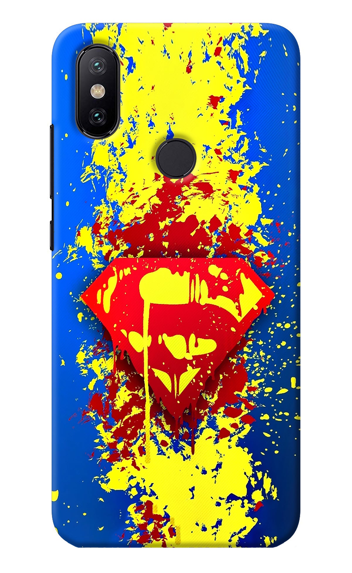 Superman logo Mi A2 Back Cover