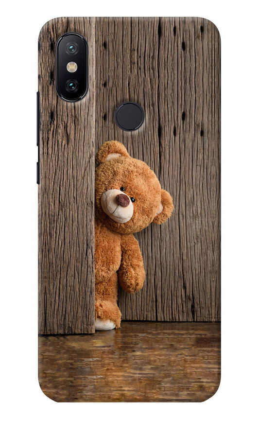 Teddy Wooden Mi A2 Back Cover