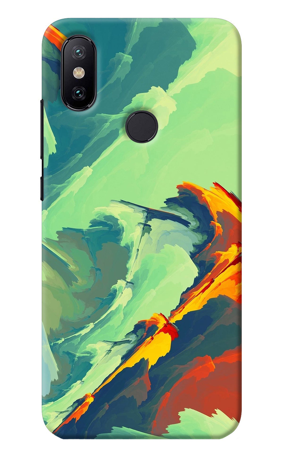 Paint Art Mi A2 Back Cover