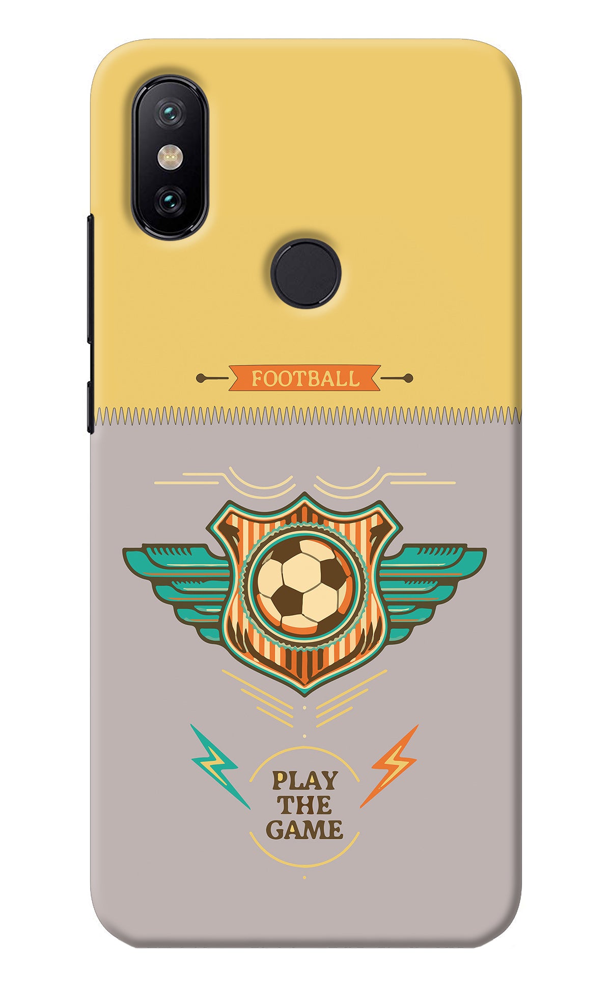 Football Mi A2 Back Cover