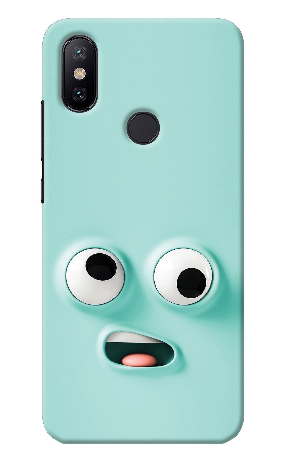 Funny Cartoon Mi A2 Back Cover