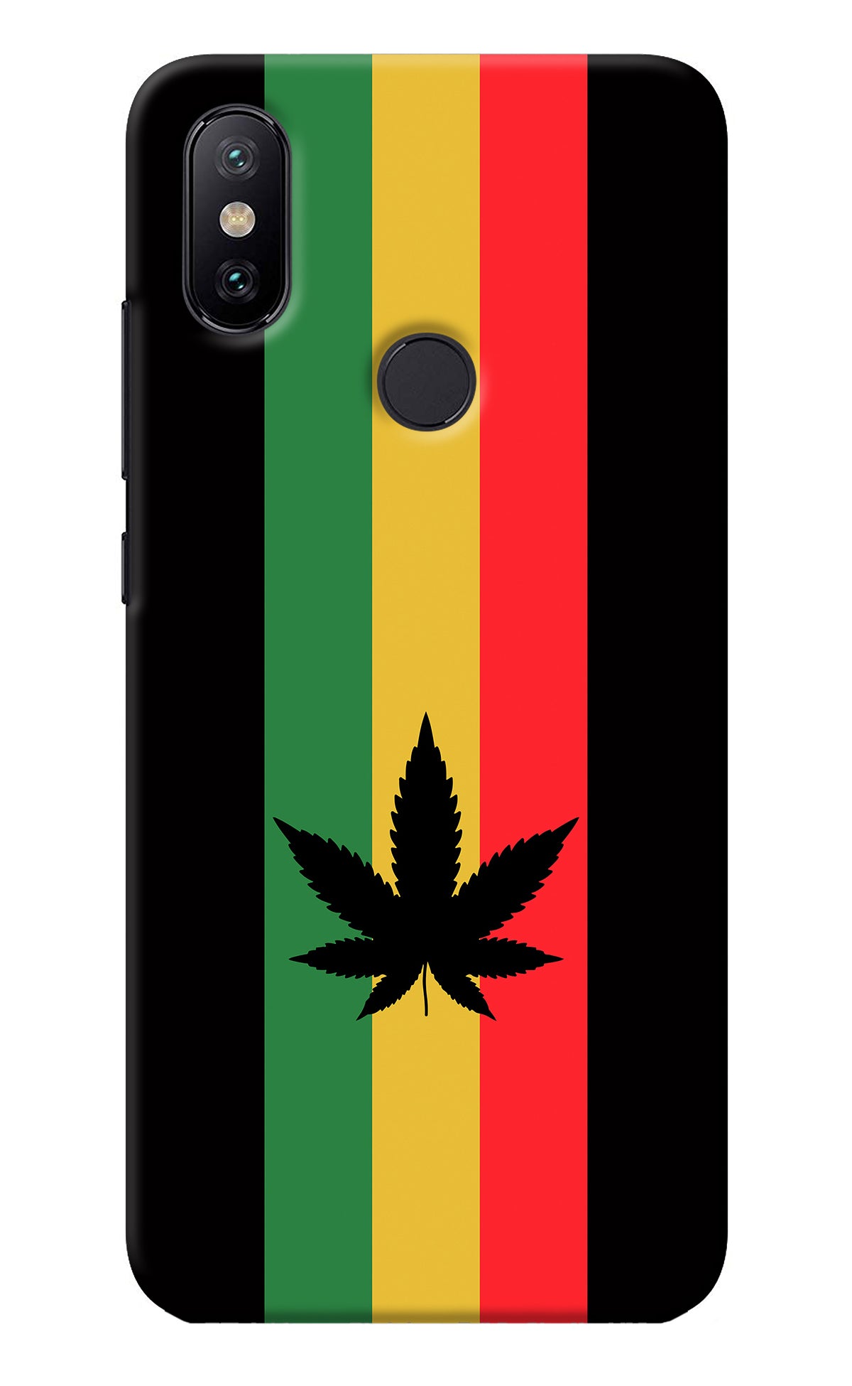 Weed Flag Mi A2 Back Cover