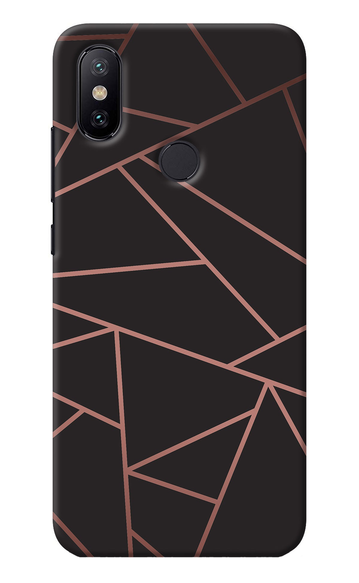 Geometric Pattern Mi A2 Back Cover