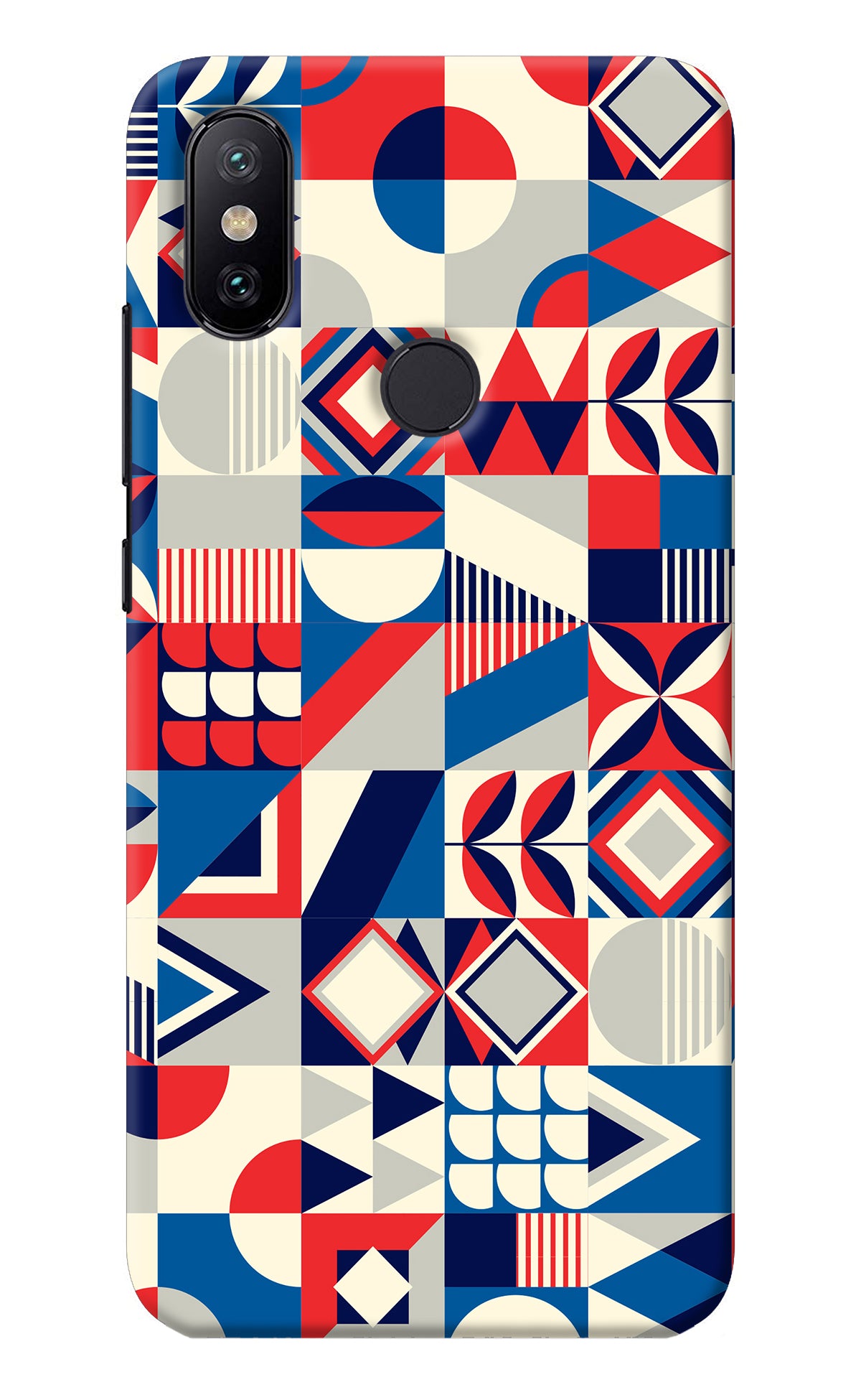 Colorful Pattern Mi A2 Back Cover