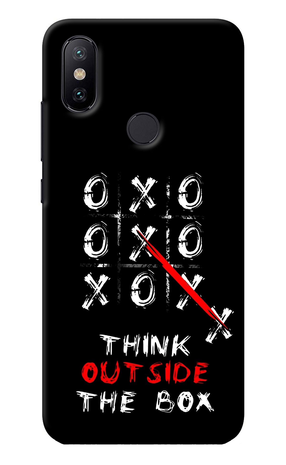 Think out of the BOX Mi A2 Back Cover