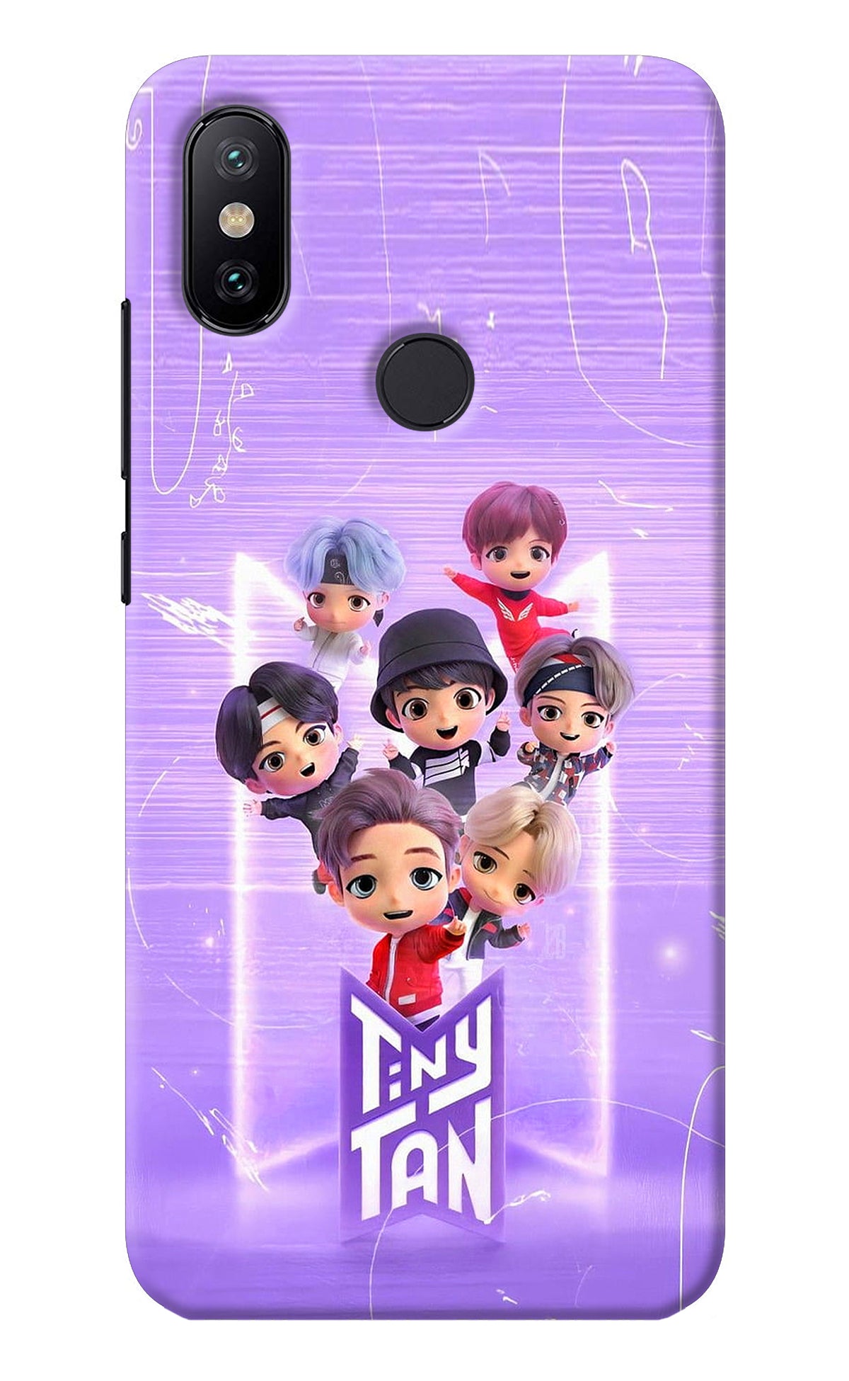 BTS Tiny Tan Mi A2 Back Cover