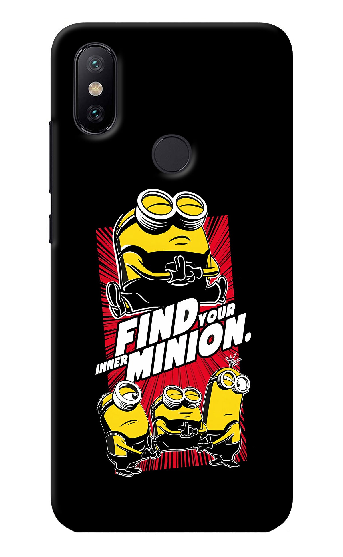 Find your inner Minion Mi A2 Back Cover