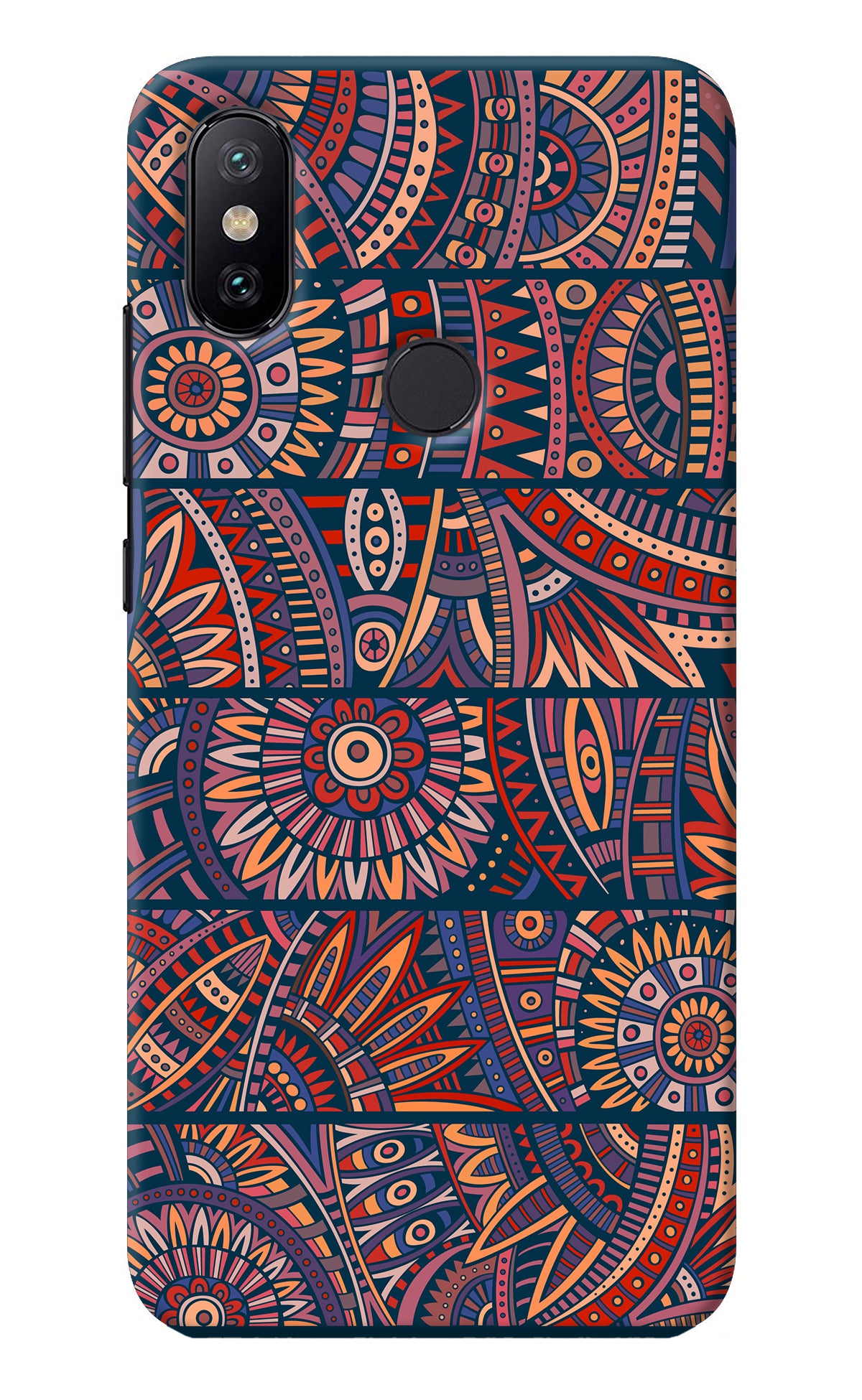 African Culture Design Mi A2 Back Cover