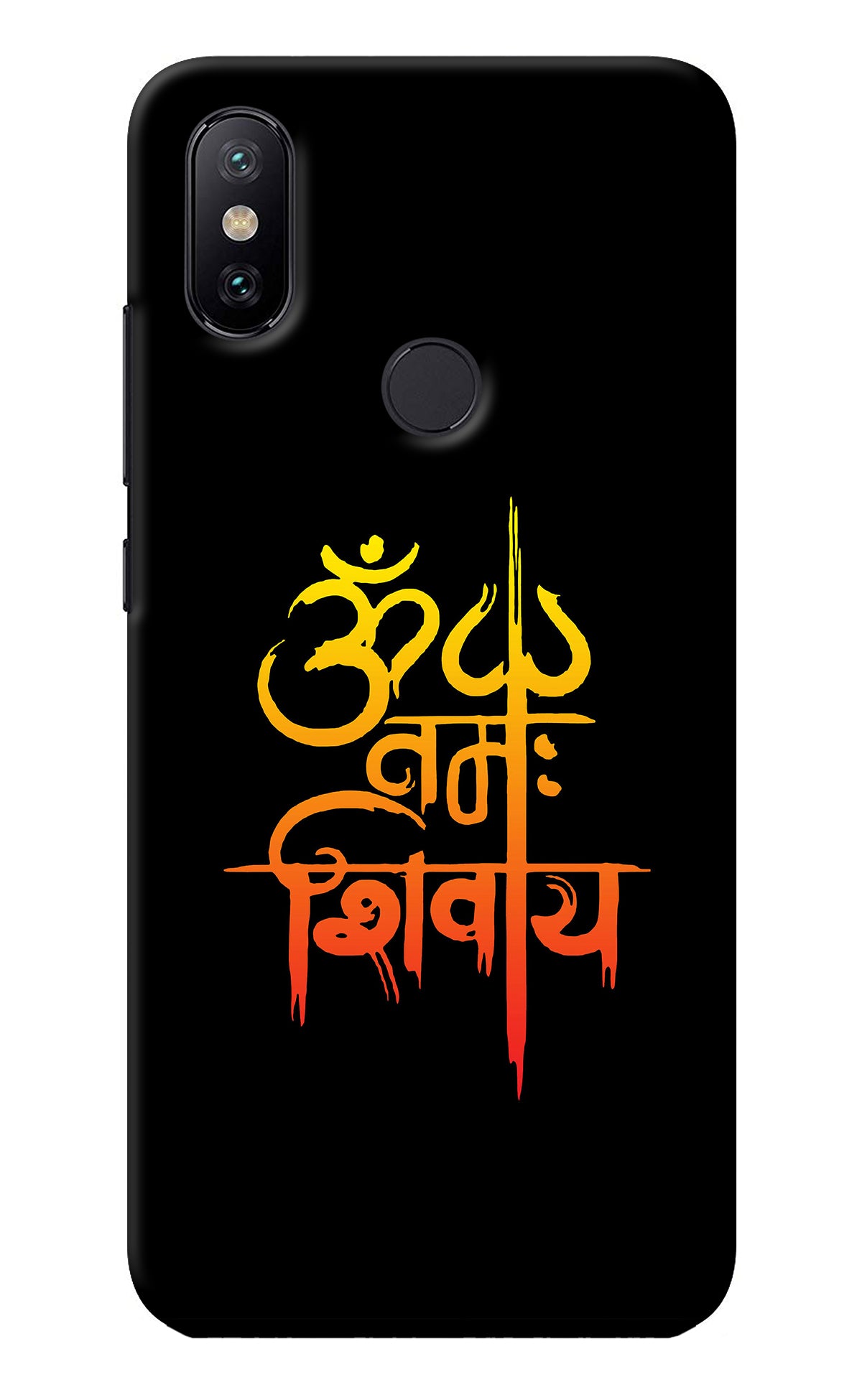 Om Namah Shivay Mi A2 Back Cover