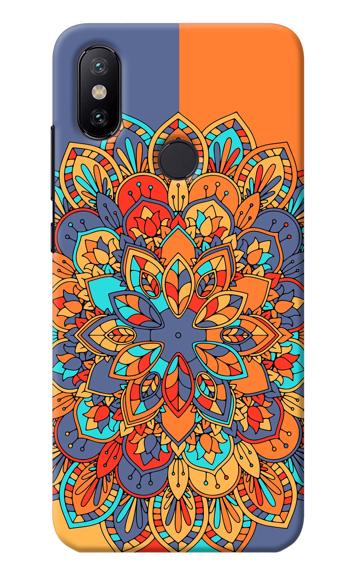 Color Mandala Mi A2 Back Cover