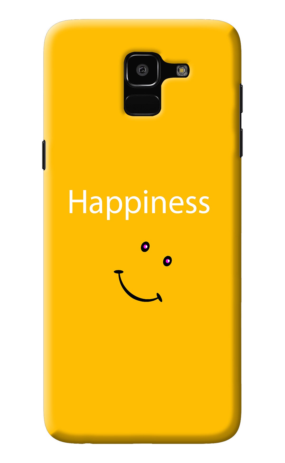 Happiness With Smiley Samsung J6 Back Cover