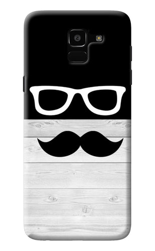 Mustache Samsung J6 Back Cover