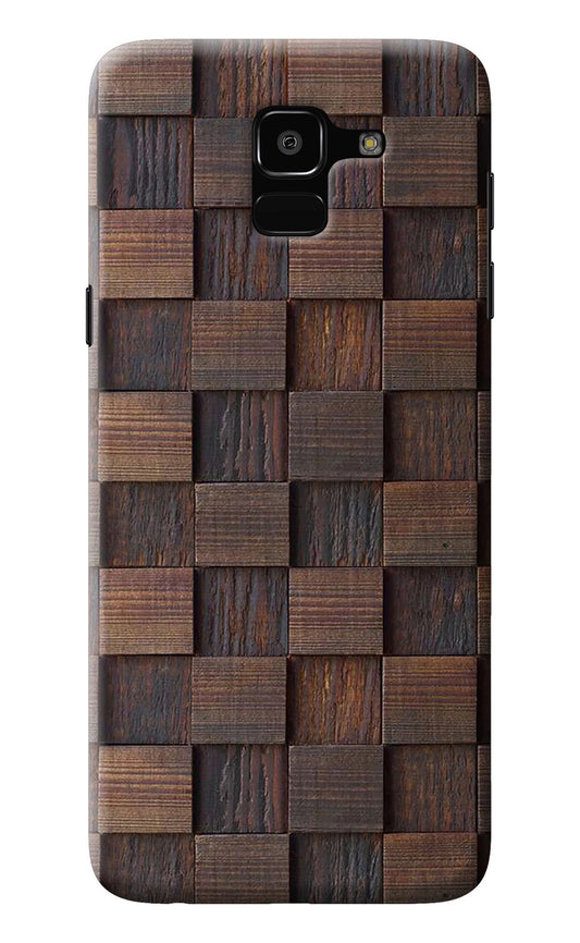Wooden Cube Design Samsung J6 Back Cover