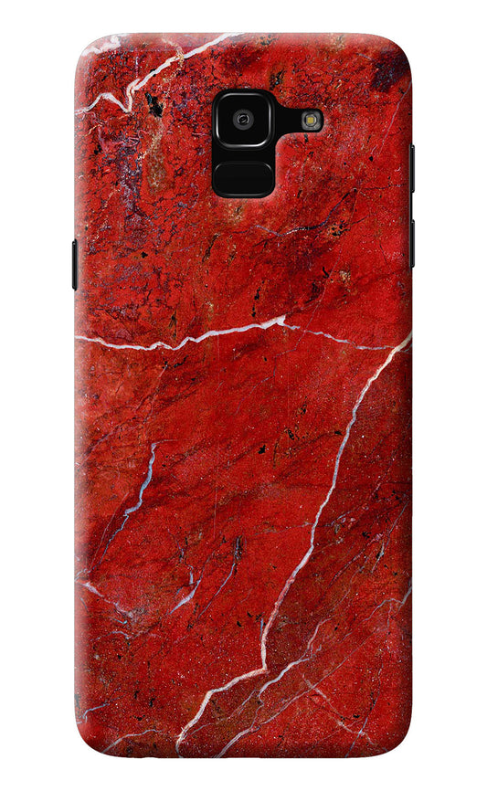 Red Marble Design Samsung J6 Back Cover