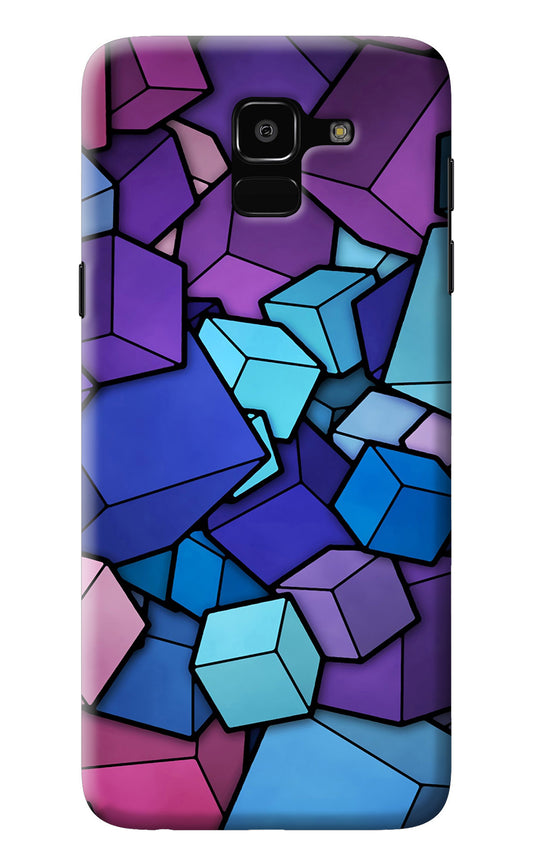 Cubic Abstract Samsung J6 Back Cover