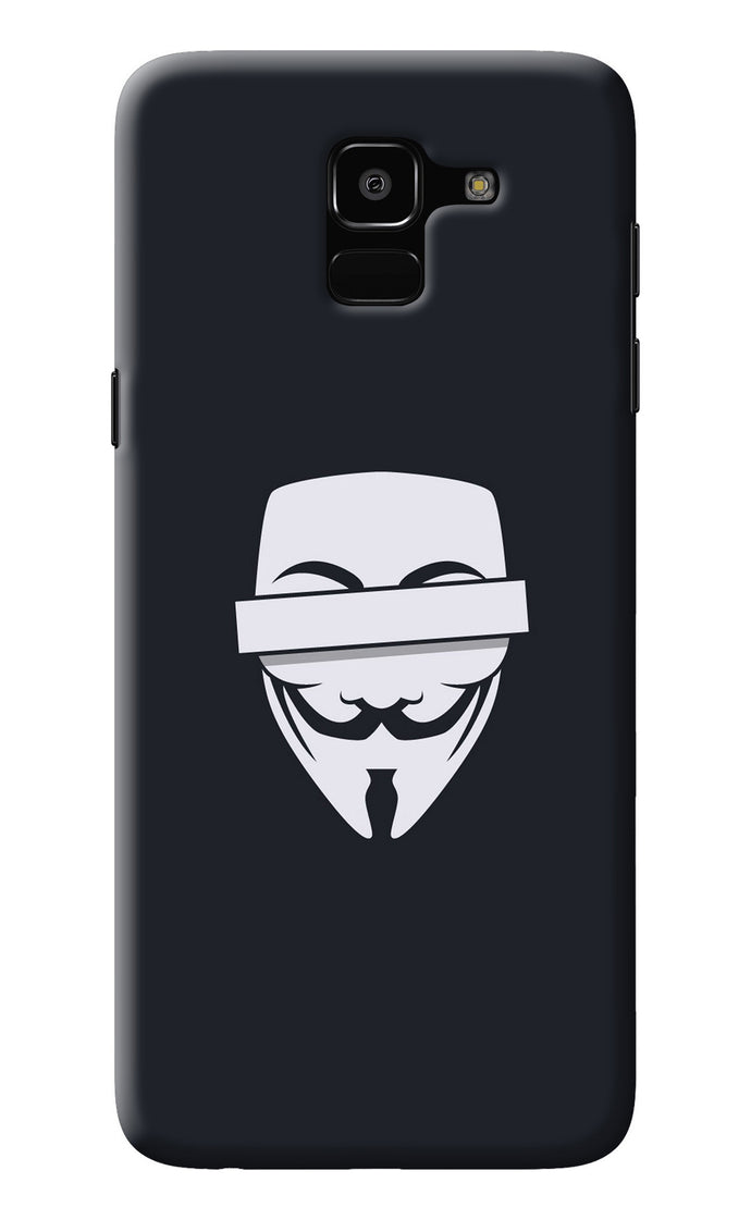 Anonymous Face Samsung J6 Back Cover