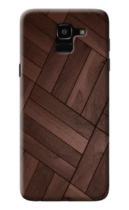 Wooden Texture Design Samsung J6 Back Cover