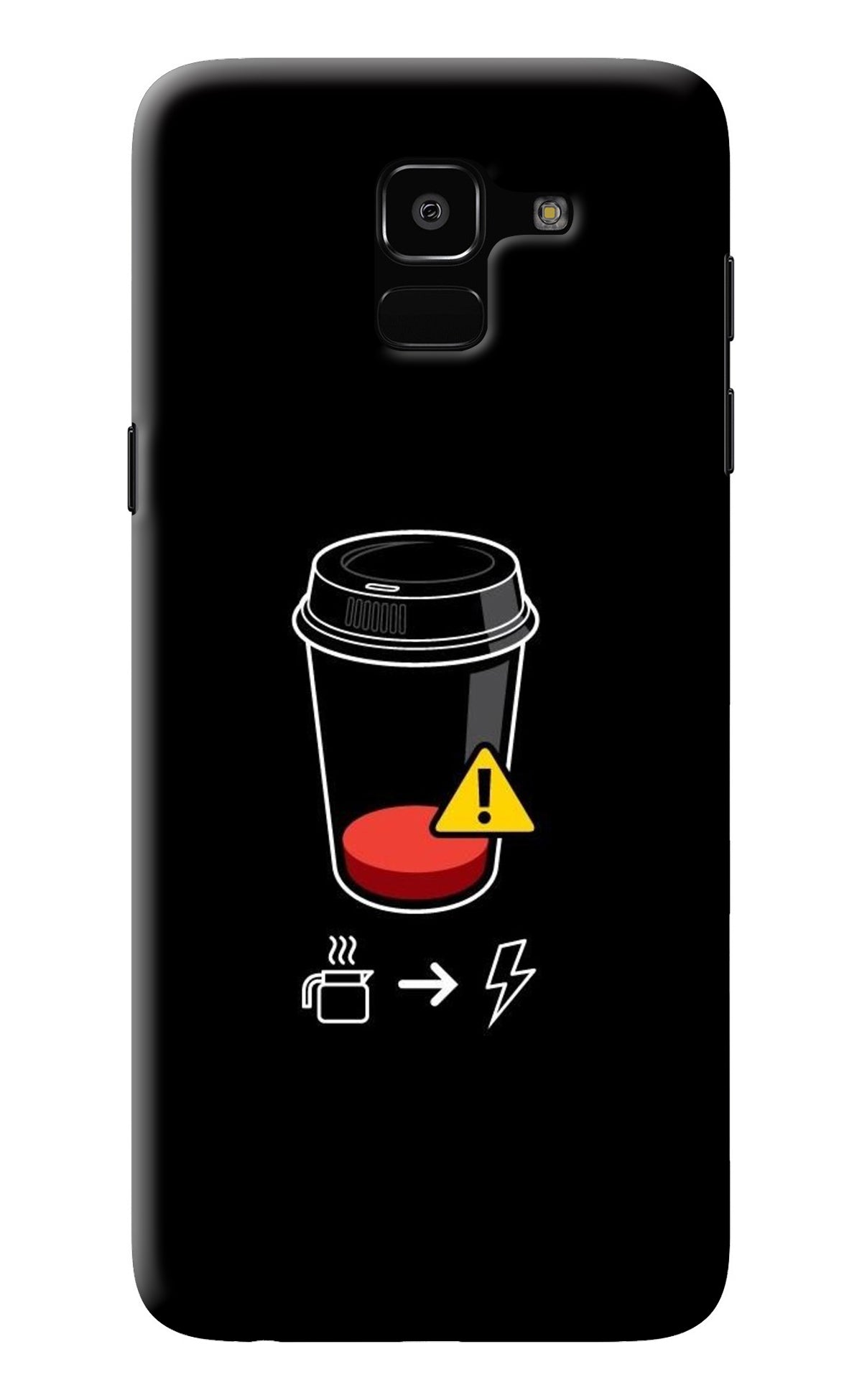 Coffee Samsung J6 Back Cover