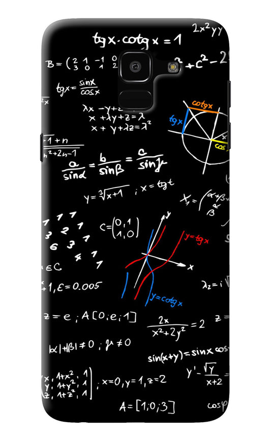 Mathematics Formula Samsung J6 Back Cover