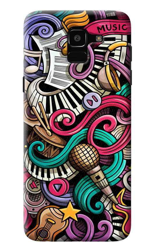 Music Abstract Samsung J6 Back Cover