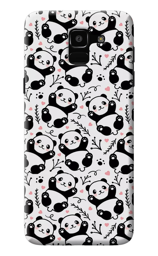 Cute Panda Samsung J6 Back Cover