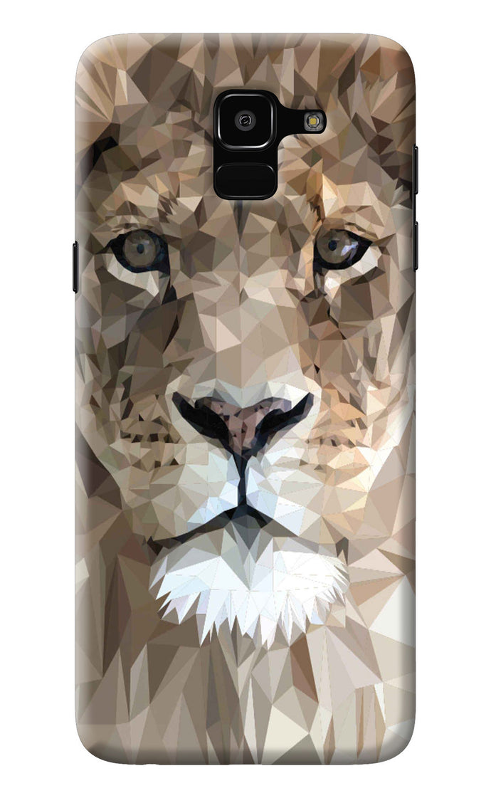 Lion Art Samsung J6 Back Cover