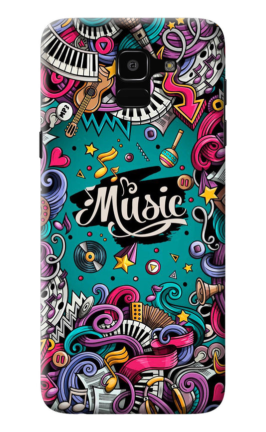 Music Graffiti Samsung J6 Back Cover