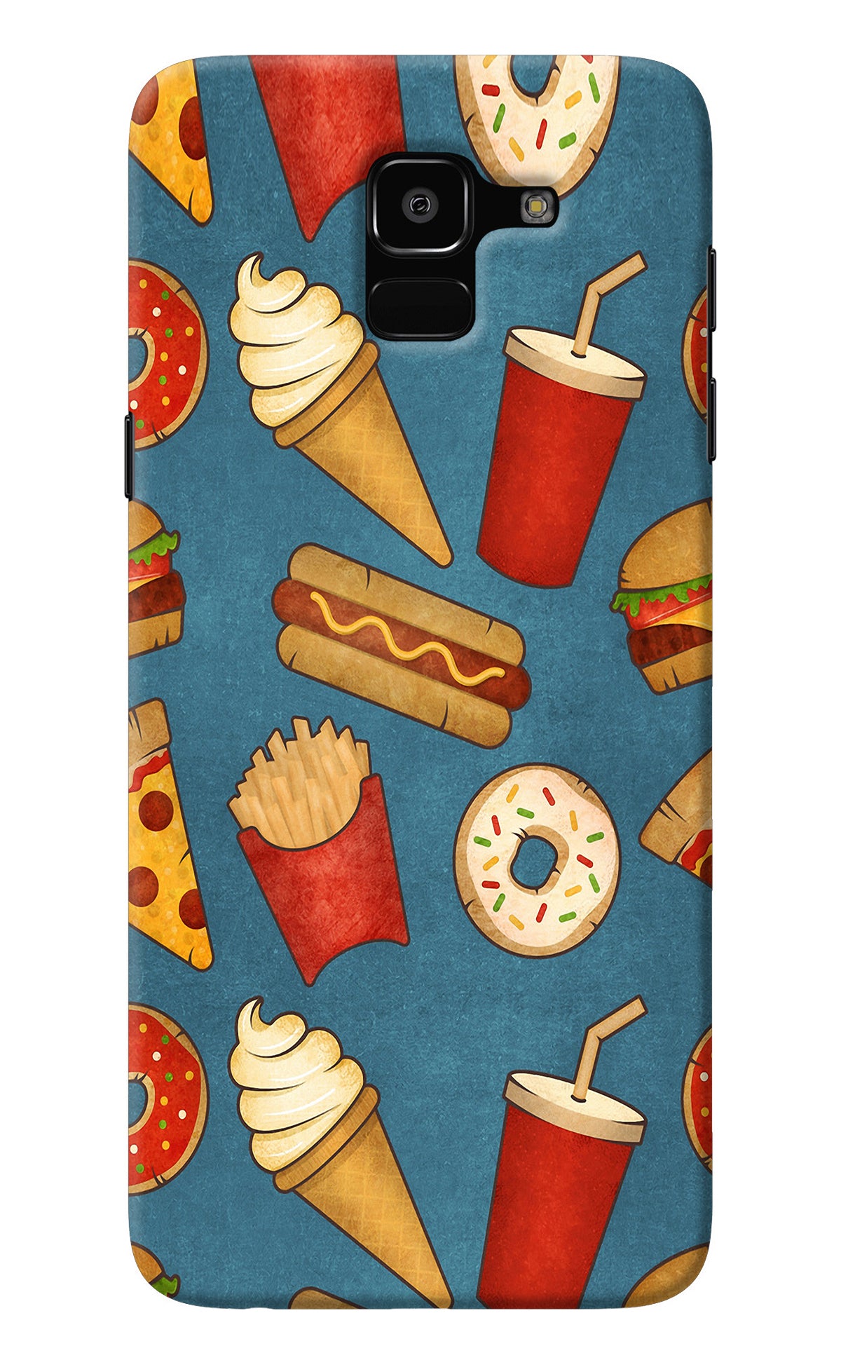 Foodie Samsung J6 Back Cover