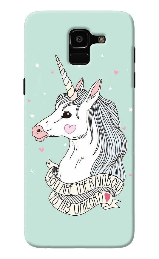 Unicorn Wallpaper Samsung J6 Back Cover