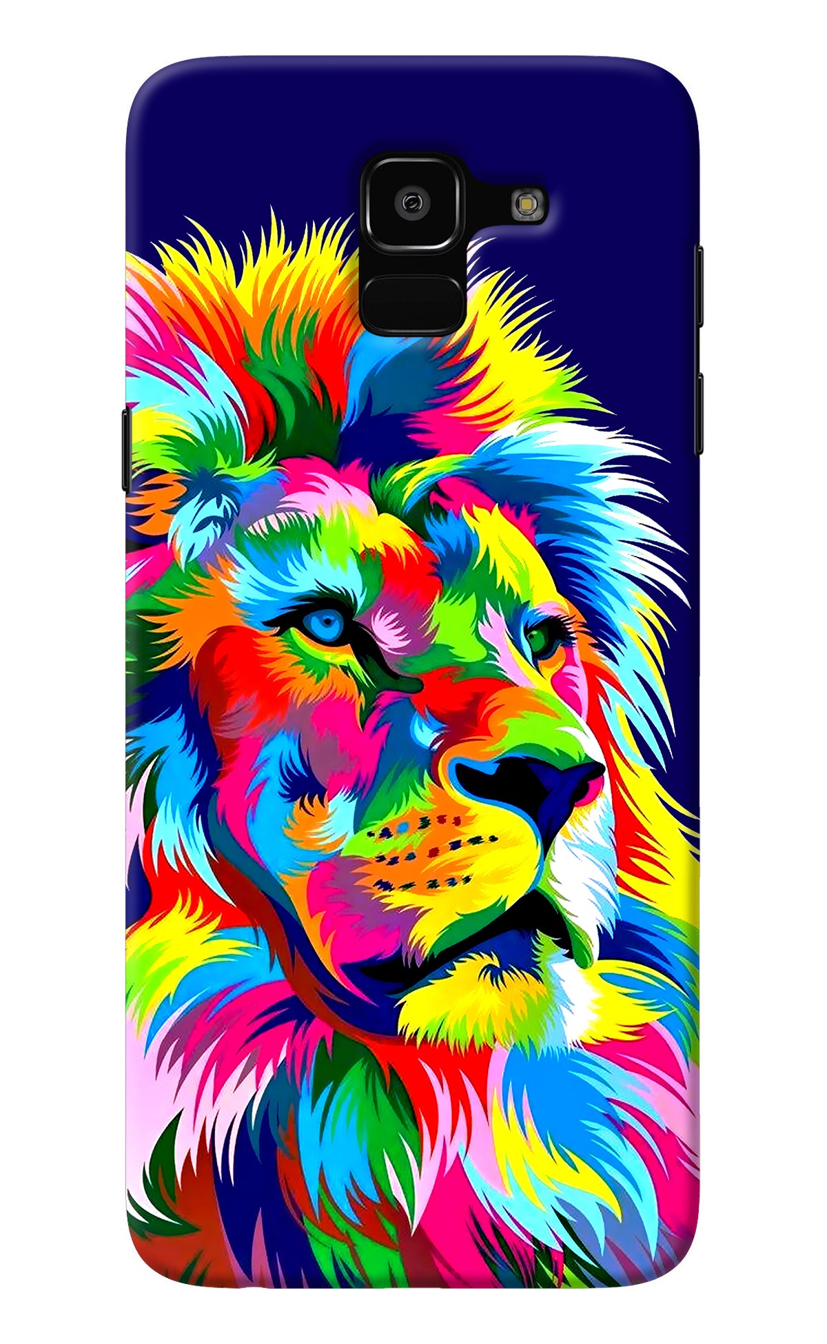 Vector Art Lion Samsung J6 Back Cover