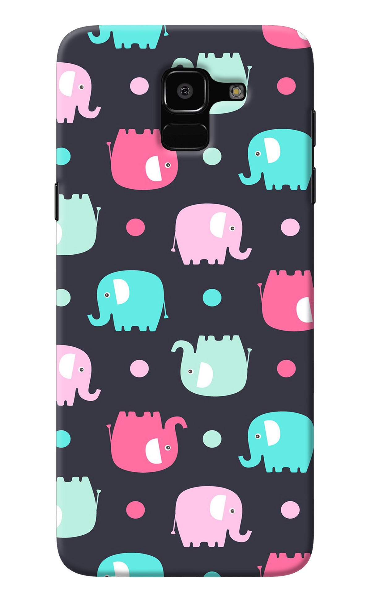 Elephants Samsung J6 Back Cover