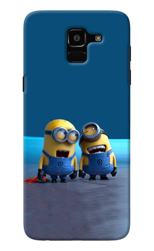 Minion Laughing Samsung J6 Back Cover