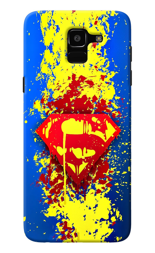 Superman logo Samsung J6 Back Cover