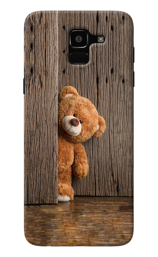 Teddy Wooden Samsung J6 Back Cover
