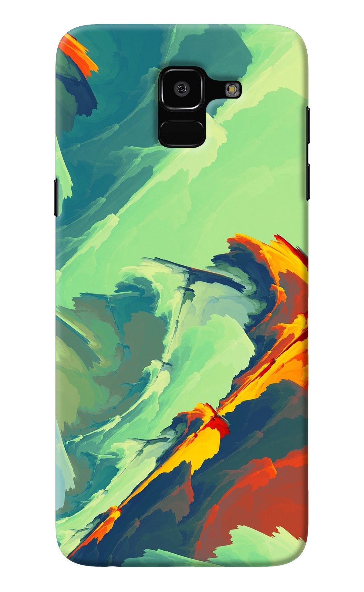 Paint Art Samsung J6 Back Cover